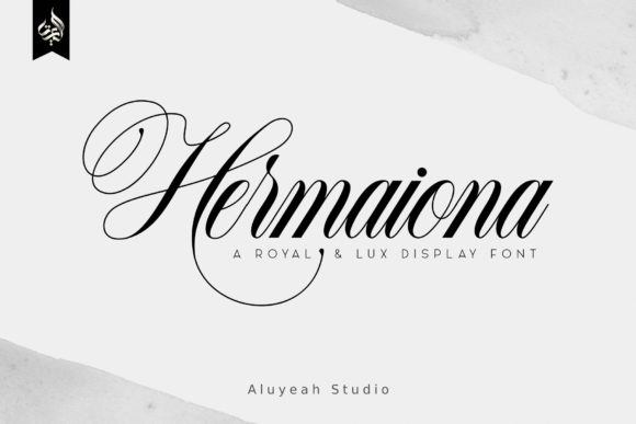 AL Hermaiona Font Poster 1