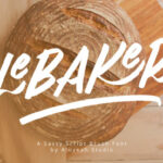 AL LeBaker Font Poster 1