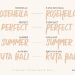 AL Rosheila Font Poster 9