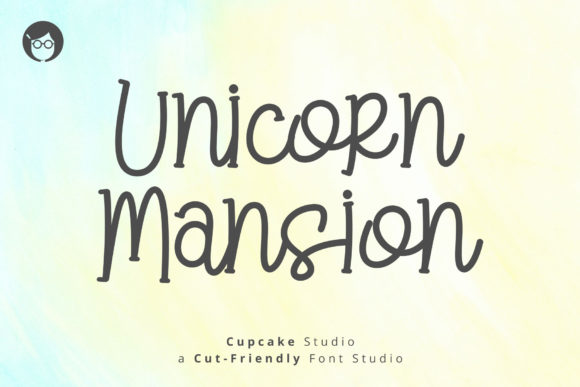 AL Unicorn Mansion Font Poster 1