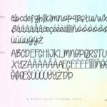 AL Unicorn Mansion Font Poster 5