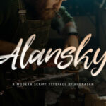 Alansky Font Poster 1