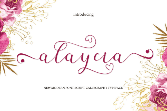 Alaycia Font Poster 1