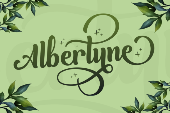 Albertyne Font Poster 1