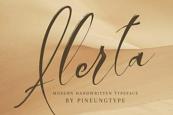Alerta Font Alerta Font Poster 1