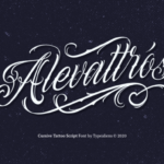 Alevattros Font Poster 1