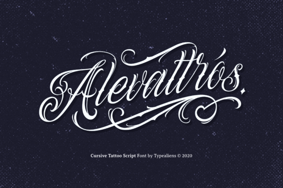 Alevattros Font Poster 1