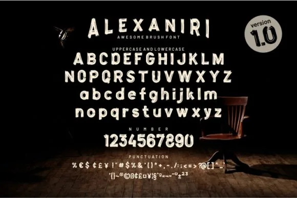 Alexaniri Font Alexaniri Font Poster 1
