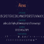 Alexis Font Poster 3