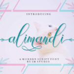 Alimandi Font Poster 1