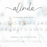 Alinda Font Poster 9