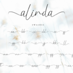 Alinda Font Poster 10