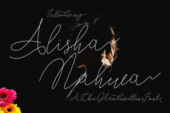 Alisha Nahwa Font Poster 1