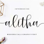 Alitha Font Poster 1