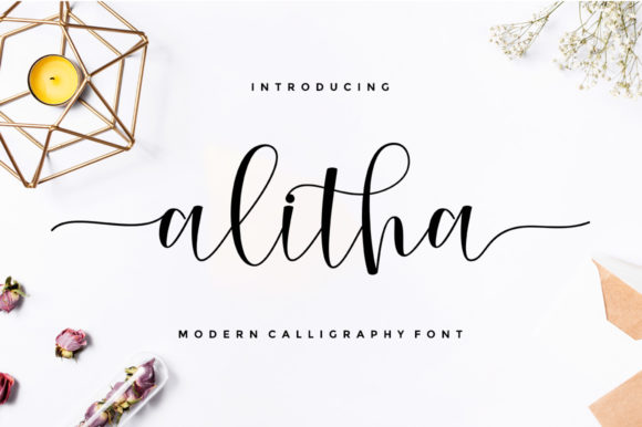 Alitha Font Poster 1
