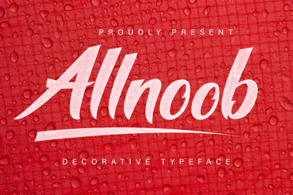 Allnoob Font Poster 1