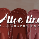 Alloe Line Font Poster 1