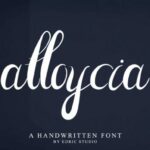 Alloycia Font Poster 1