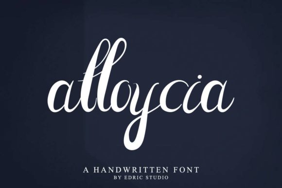 Alloycia Font Poster 1