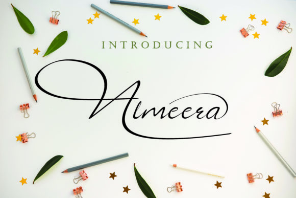 Almeera Font Poster 1
