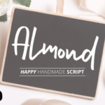 Almond Font Poster 1