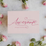 Almond Font Poster 5