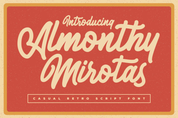 Almonthy Mirotas Font Poster 1