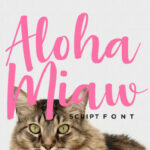 Aloha Miaw Font Poster 1