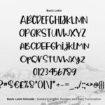 Alpen Snow Font Poster 2