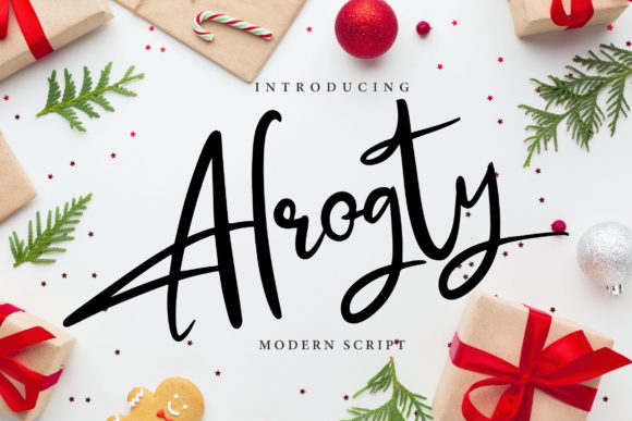 Alrogty Font Poster 1
