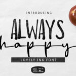 Always Happy Font Poster 1