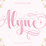 Alyne Font Poster 1