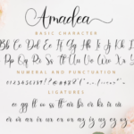 Amadea Font Poster 11