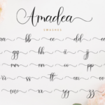 Amadea Font Poster 12