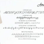 Amanda Font Poster 6