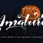 Amature Font Poster 1