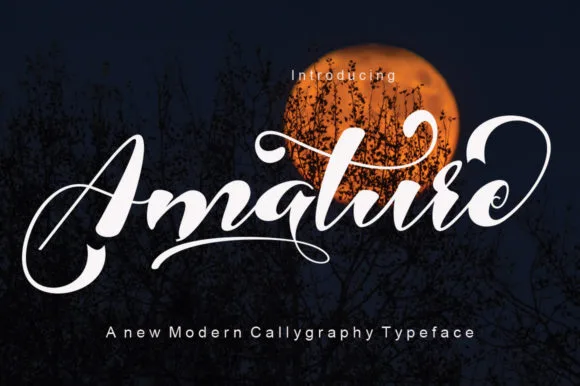 Amature Font Amature Font Poster 1