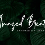 Amazed Breath Font Poster 1