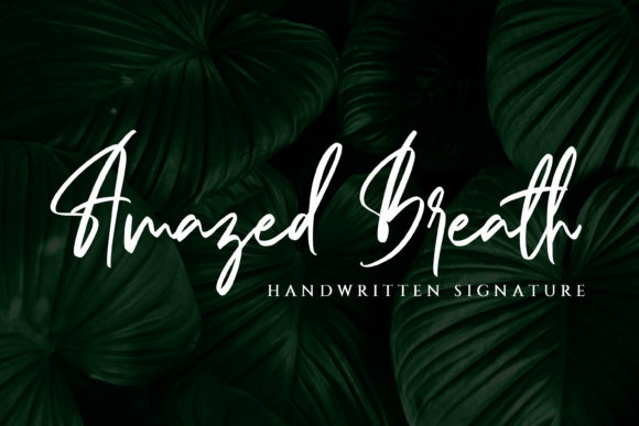 Amazed Breath Font Poster 1