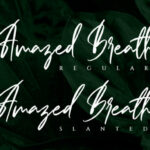 Amazed Breath Font Poster 13