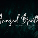Amazed Breath Font Poster 15