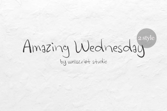 Amazing Wednesday Font Poster 1