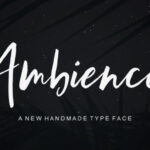 Ambience Font Poster 1
