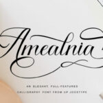 Amealnia Font Poster 1