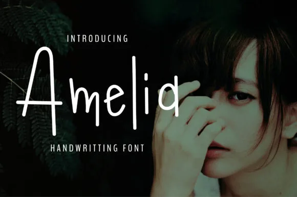 Amelia Font Amelia Font Poster 1