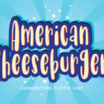 AmericanCheeseburger Font Poster 1