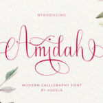 Amidah Font Poster 1