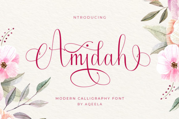 Amidah Font Poster 1