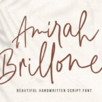 Amirah Brillone Font Poster 1