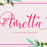 Amorita Font Poster 3